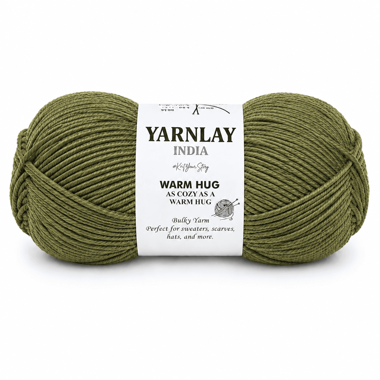 Yarnlay Bulky Acrylic Yarn (120m) - Soft & Warm Chunky Yarn for Blankets, Sweaters, Scarves, Amigurumi - Image 3