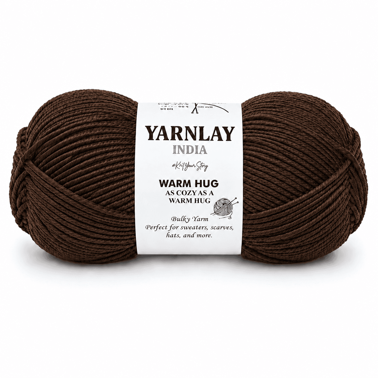 Yarnlay Bulky Acrylic Yarn (120m) - Soft & Warm Chunky Yarn for Blankets, Sweaters, Scarves, Amigurumi - Image 7